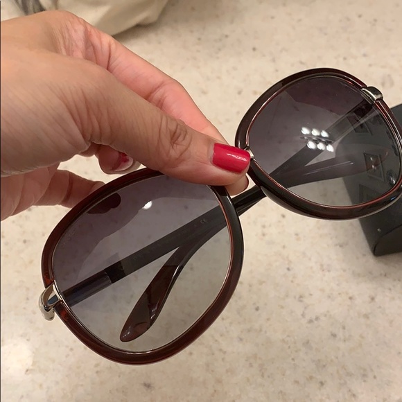PRADA 100% Authentic Red Frame / Black, Grey Lense - Picture 10 of 11